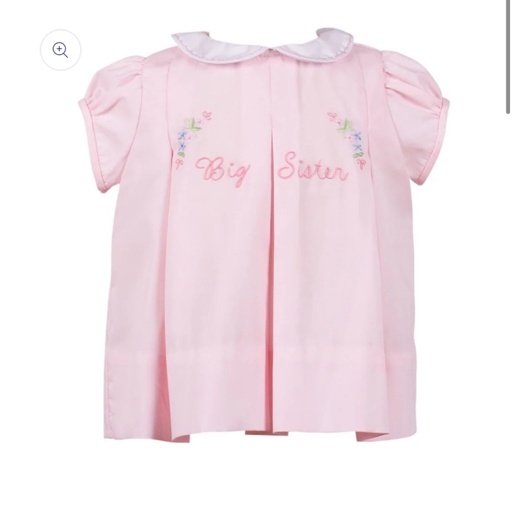 The Proper Peony pink big sister dress